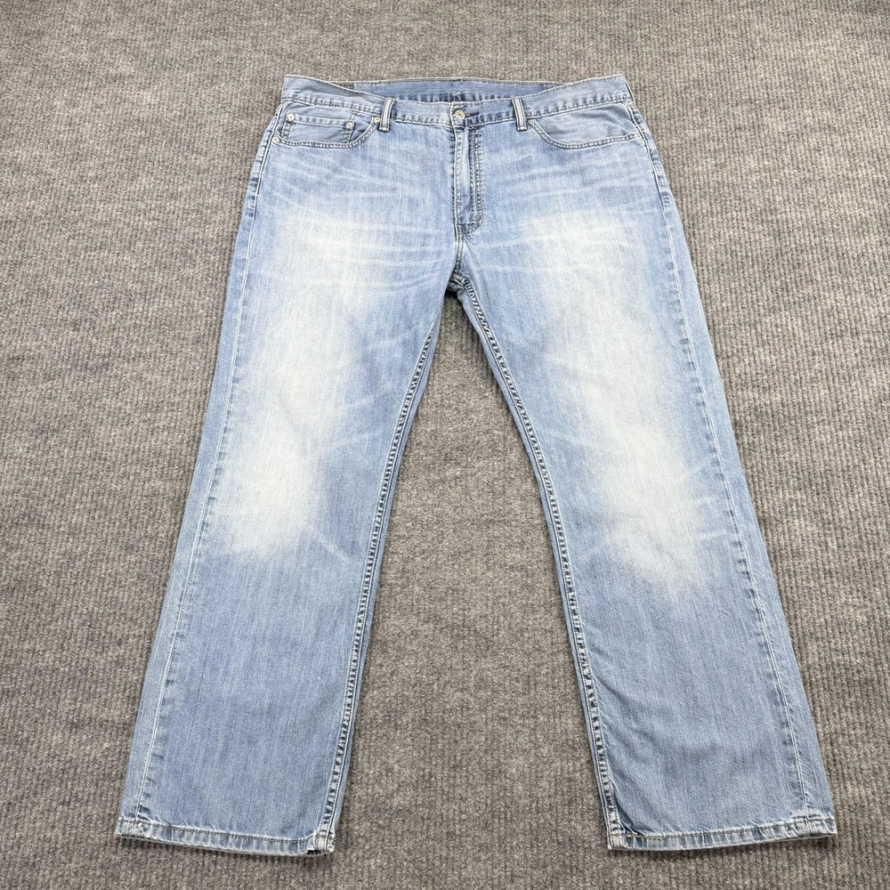 Levis 559 Jeans Mens 40x32 Blue Light Wash Relaxed Straight Denim Casual Pants